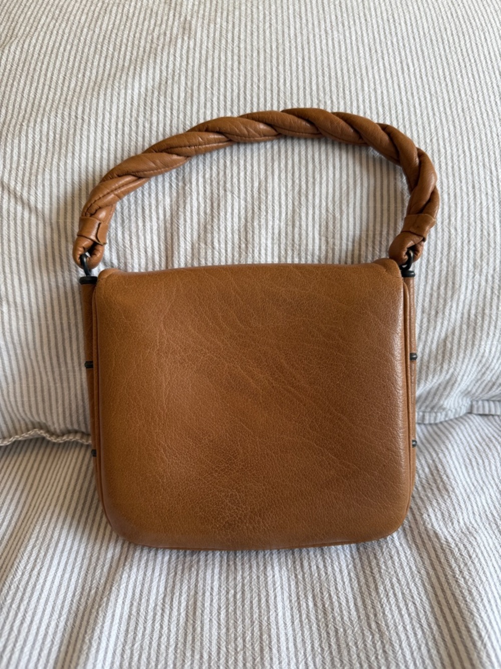 Brown Leather Hand Bag - Picture 3 of 7